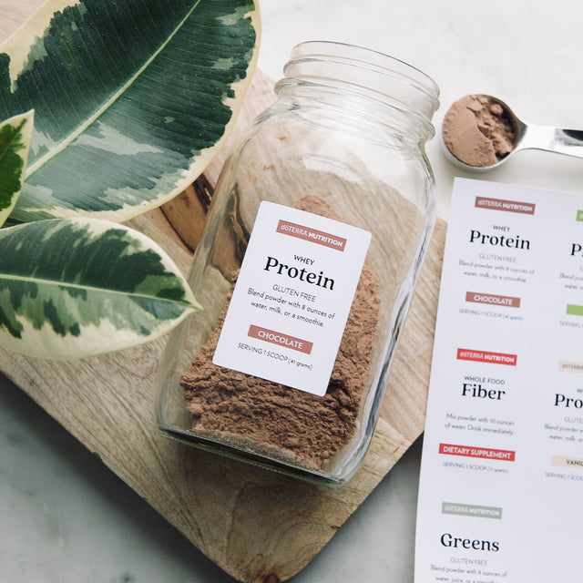 Label Set • One Each • Nutrition Line Organization Labels