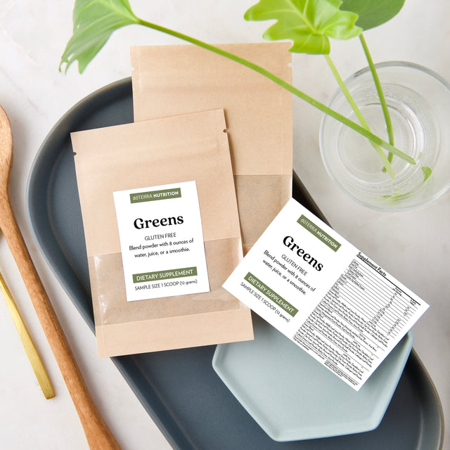 Greens Sample Pouches + Labels
