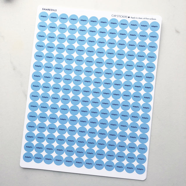 10 Sheets • BULK •  Adaptiv Cap Sticker Sheet