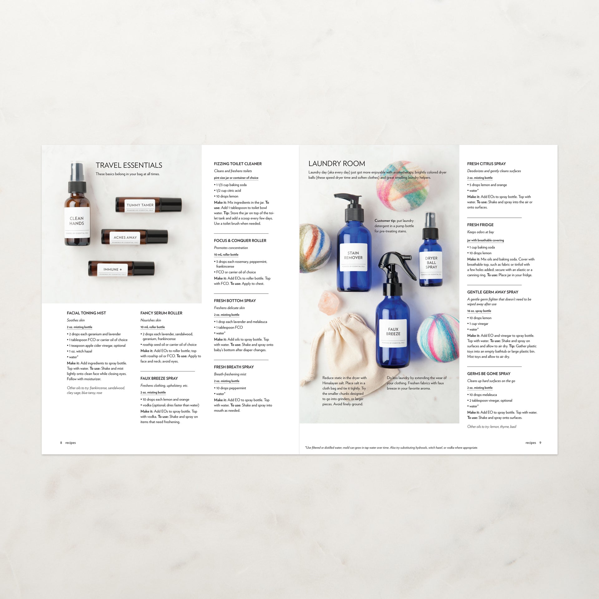 Spray & Roller Recipes Booklet